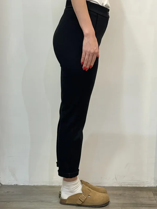 Souvenir - Pantalone Elasticizzato Elegante – Nero - immagine 2