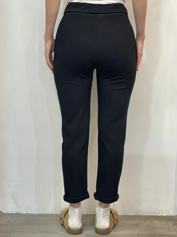 Souvenir - Pantalone Elasticizzato Elegante – Nero - immagine 3