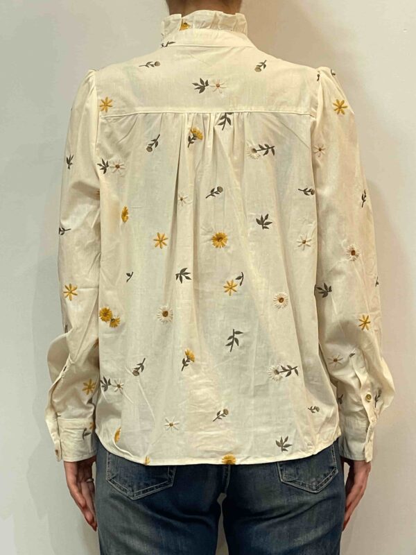 Paris - Camicia fiori-Burro - immagine 3