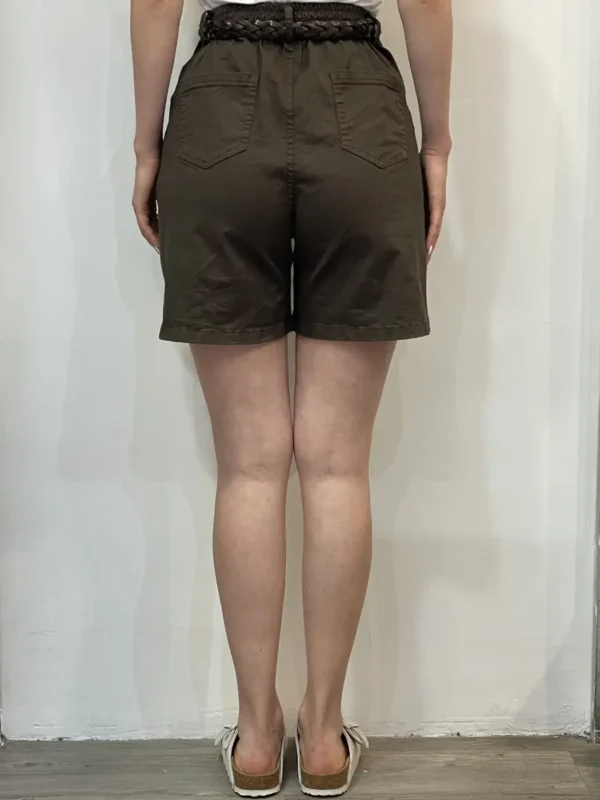 Floor 26 - shorts cotone - marrone - immagine 4