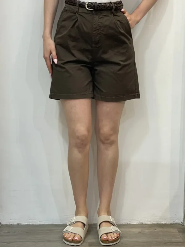 Floor 26 - shorts cotone - marrone