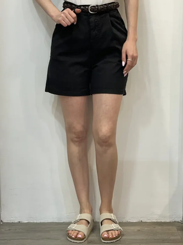 Floor 26 - shorts cotone - nero