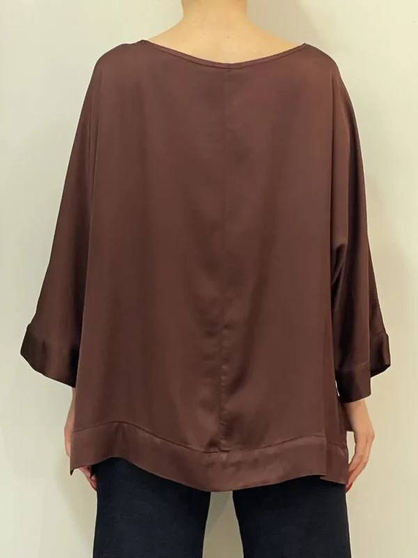 Motel - Blusa viscosa - Bordeaux - immagine 3