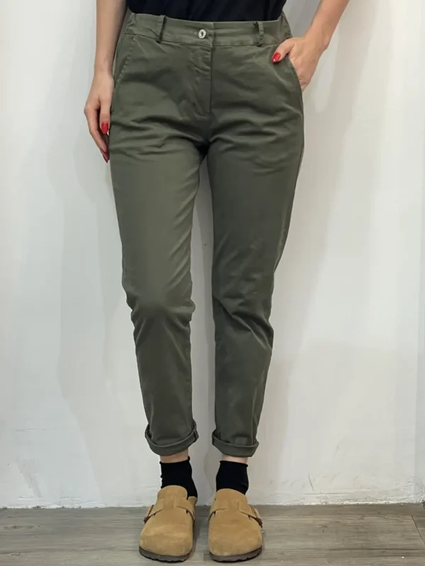 Floor 26 - Chinos Mary - Verde Militare