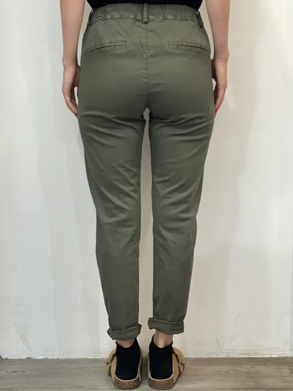 Floor 26 - Chinos Mary - Verde Militare - immagine 2