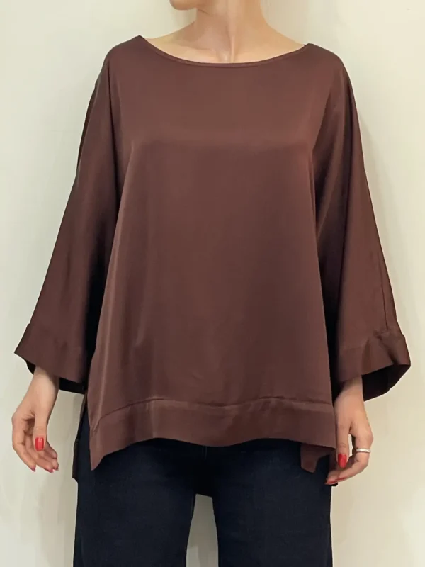 Motel - Blusa viscosa - Bordeaux